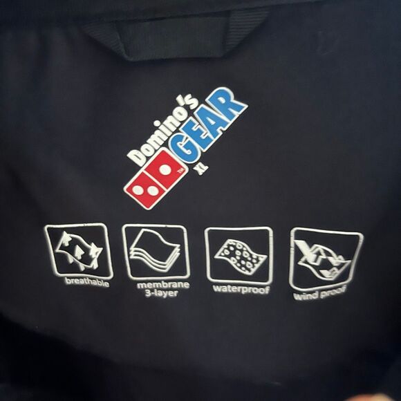 Dominos Blue Men’s Employee Delivery Jacket Uniform XL - Picture 4 of 5